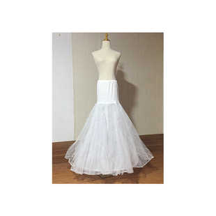 A字型束腰美体裙撑婚纱礼服配饰衬裙新娘小鱼尾鱼骨齐地花边内衬