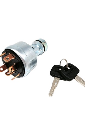 适配小松PC200-3/5/6挖掘机08086-10000点火开关锁头电门锁点火器