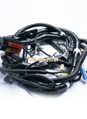 小松PC130-7全车内线束 驾驶室保险盒线束 进口插头 203-06-71731