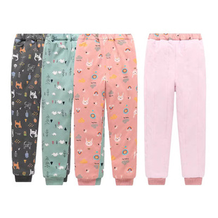 子中大童男童保暖裤 加厚内穿宝宝夹棉裤 女童校服神器 冬季 儿童棉裤