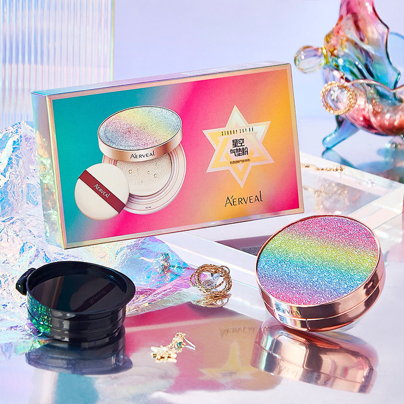 aerveal艾尔维雅星空气垫bb霜遮瑕控油防水持久不脱妆粉底液彩妆