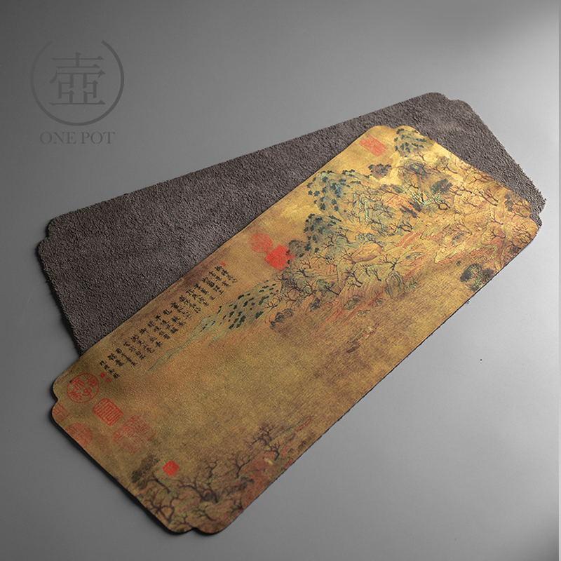 一壶加厚吸水茶巾柔软茶布抹布泡茶专用毛巾养壶巾茶几茶桌茶垫布