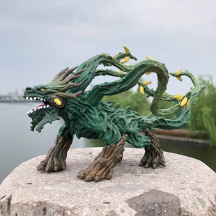 软胶怪兽恐龙碧奥兰蒂花兽形态树妖丛林之王儿童仿真动物模型玩具