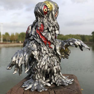 哥斯拉怪兽之王黑多拉超级戴斯特集合体戴魔软胶关节可动模型玩具