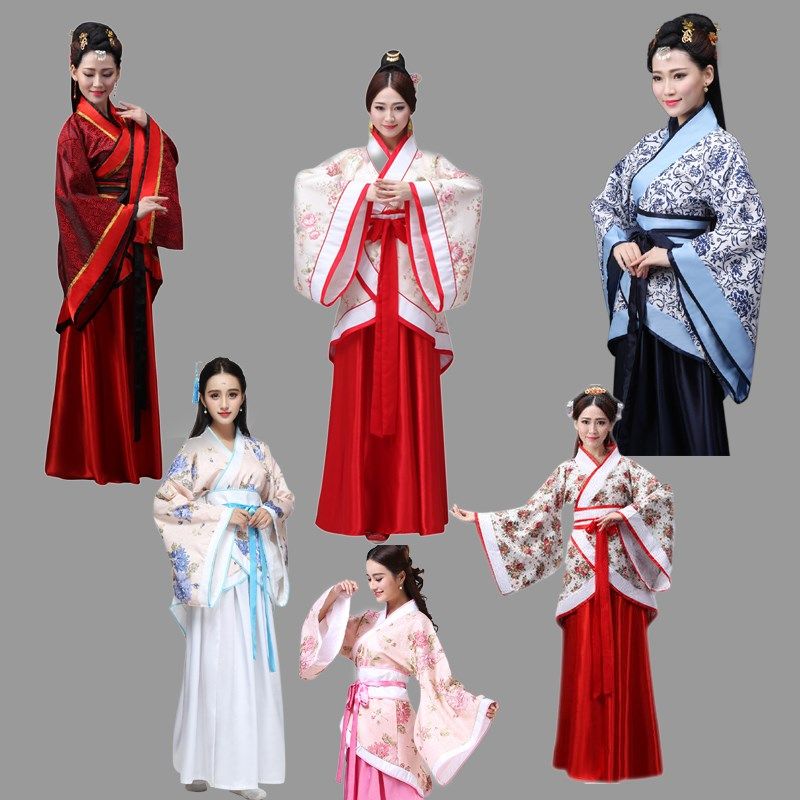 延禧攻略唐装公主风长裙古代汉服