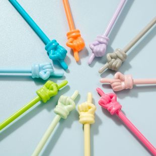 马卡龙色早教儿童指读棒幼儿读书阅读可爱创意手指教学棒鞭指示棒