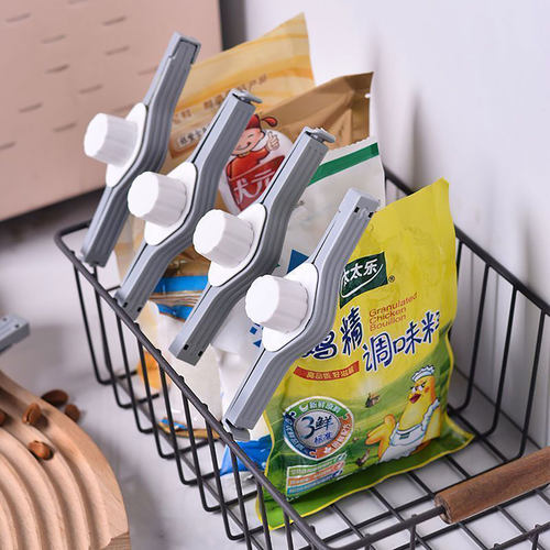 厨房家用封口夹密封夹调料食品保鲜夹收纳式封口神器防潮出料嘴