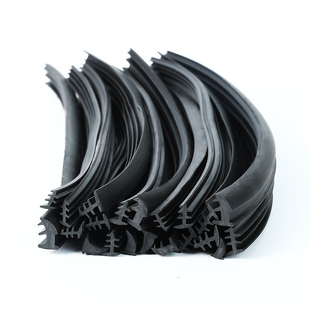 铝合金T型密封胶条老式90型固定玻璃缝隙压条推拉门窗橡胶皮嵌条