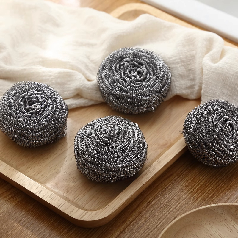 优质钢丝球套装厨房不锈钢洗锅刷锅家用百货洗碗去污清洁钢丝球铁