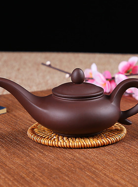 茶壶紫砂壶泡茶壶纯手工宜兴紫砂过滤单壶小号茶壶家用功夫茶具