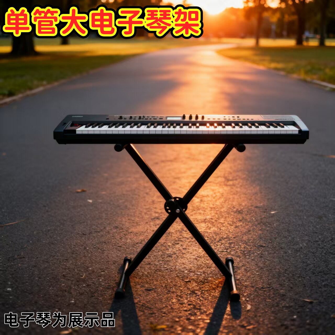 折叠x型支架88键电子琴架子61键盘架古筝架电钢琴架通用x型琴架