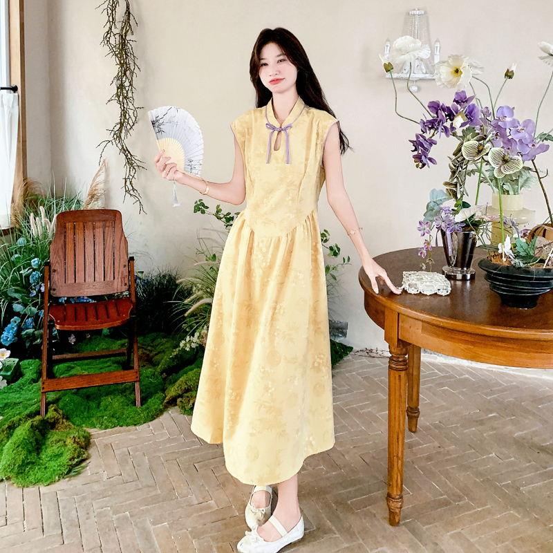 【，现货】中式碎花连衣裙511-P145-K198，女装连衣裙，浙宝060