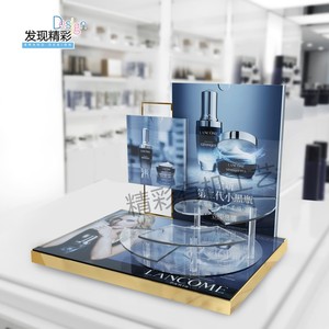 亚克力直播间展示架高透明台阶美妆展示台护肤品展示道具现货包邮