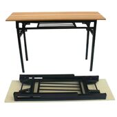 折叠长条桌长方形培训会议桌子会展桌学习便捷书桌折叠桌餐桌 包邮