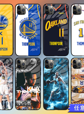 NBA金州勇士克莱汤普森手机壳适用苹果14/13/12华为P50荣耀90Nova9Reno6X60一加11VIVOS17红米K60小米12SUpro