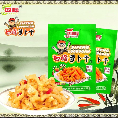 四峰萝卜干油炒学生下饭菜