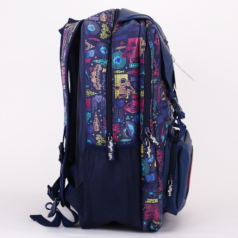 특별 제공 호주 SMIGGLE 더블 버클 학교 가방 초등학생 방수 부담 감소 학교 가방 어린이 소녀 소년 배낭