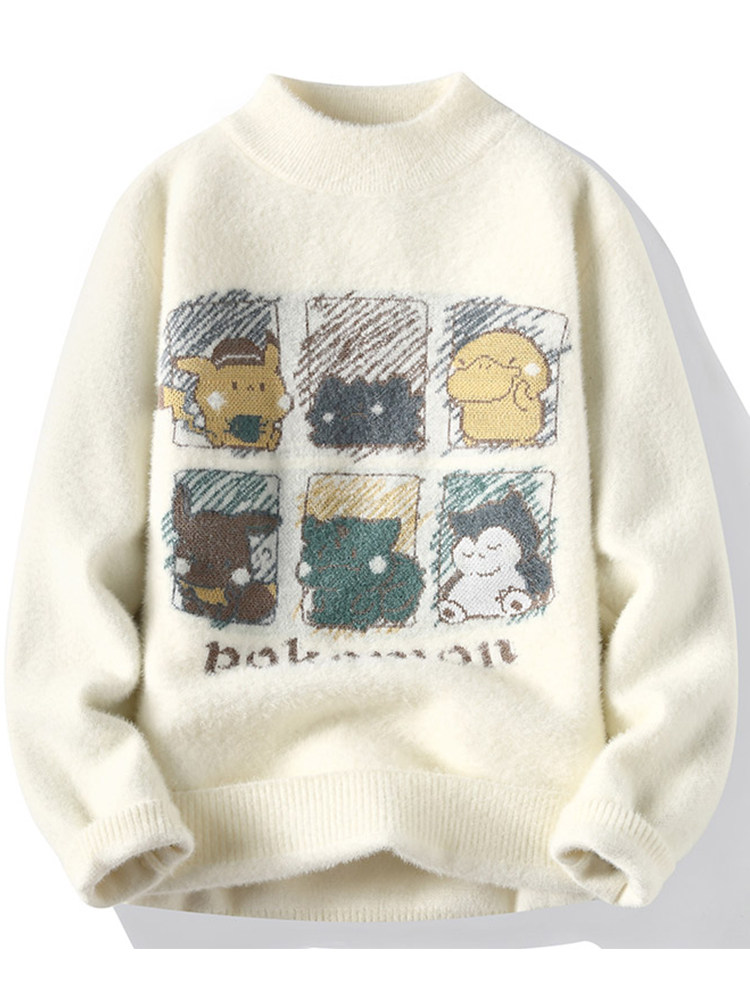 12세 남아용 가을 겨울 밍크 벨벳 스웨터 13세 중학생 14세 두껍고 따뜻한 15세 어린이 바닥 스웨터