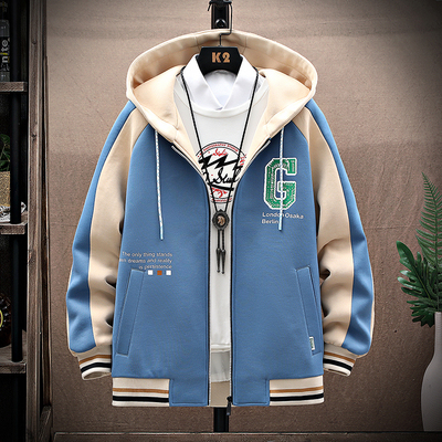 不起球不褪色新款棒球服夹克外套