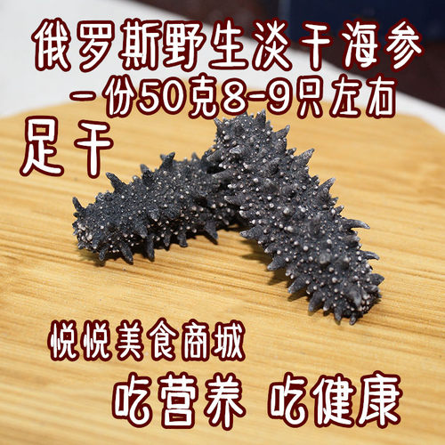 俄罗斯进口六排刺淡干海参包邮