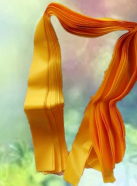 寺庙挂树平安黄色许愿带空白彩色布条diy手写福袋飘带无字红丝带