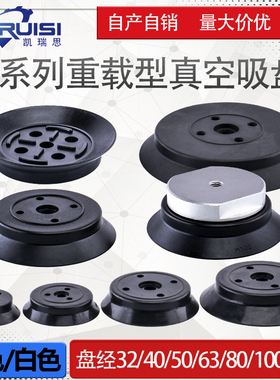 机械手真空吸盘H32/H40/H50/H63/H80/H100/H125玻璃吸盘 强力耐磨