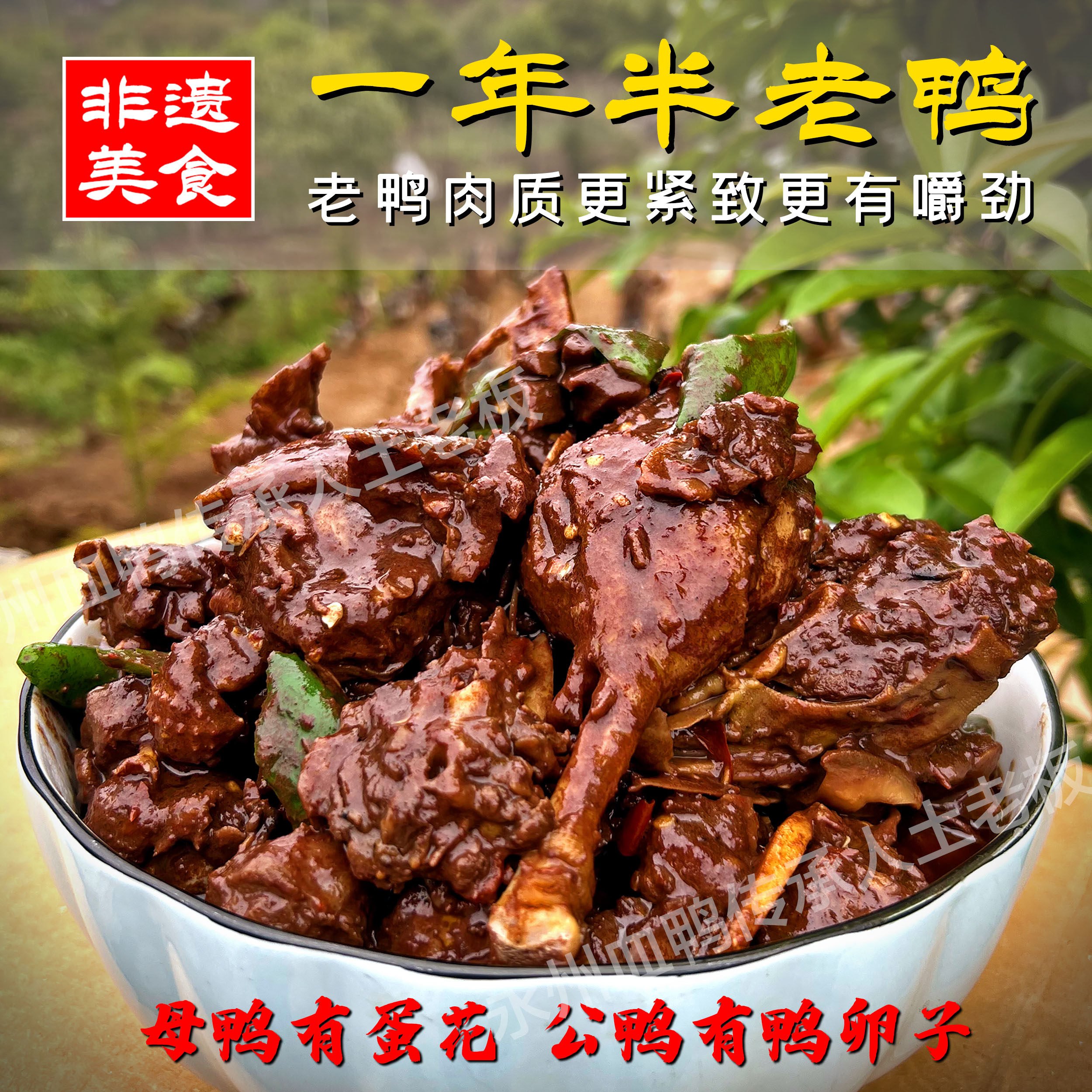 一年半以上 老麻鸭 永州血鸭地方特色美食 方便菜品熟食