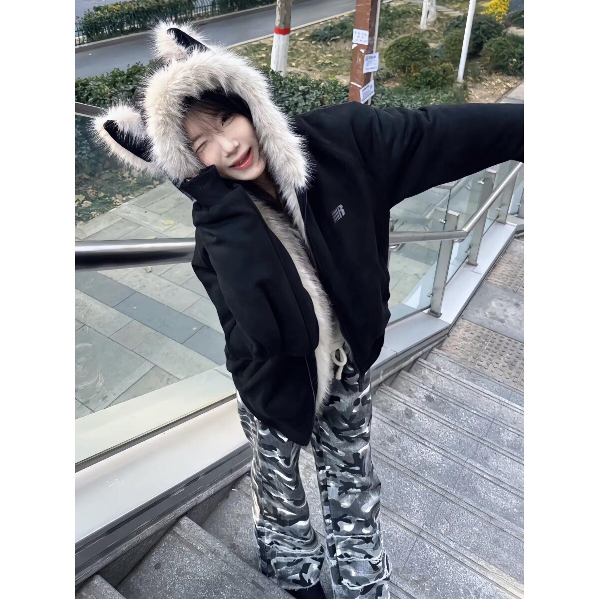 加厚保暖毛领座山雕棉袄重磅棉衣防风外套男NB291P105,男装棉衣,电商D256-2(原A064-2)
