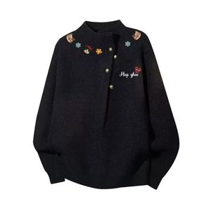 马年小猫半高领毛衣男女冬季2026新款红色情侣针织衫潮NB387 P65，男装针织衫/毛衣，电商D256-2(原A064-2)