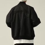 自由刺绣飞行员夹克外套男潮牌春秋季宽松棒球服女上衣nb48p35，男装夹克，电商D256-2(原A064-2)