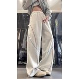 美式复古三条杠直筒卫裤潮牌宽松慵懒风阔腿休闲长裤潮NB391P35，男装休闲裤，电商D256-2(原A064-2)