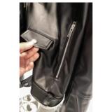 机车斜拉链皮衣防风秋痞帅外套男高街潮牌港风日系松夹克B151P85，男装夹克，电商D256-2(原A064-2)