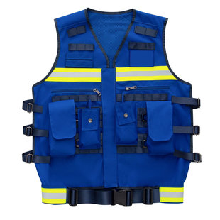 通信马甲背心定制自然资源应急救援通信消防安全员工作服男士马夹