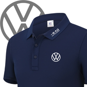 T恤 车展销售接待工装 一汽大众汽车4S店工作服短袖 男女休闲polo衫