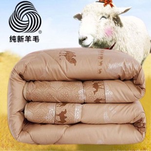 加厚骆驼毛被子驼绒被羊绒被子秋冬被驼毛被双人被芯会销礼品被子