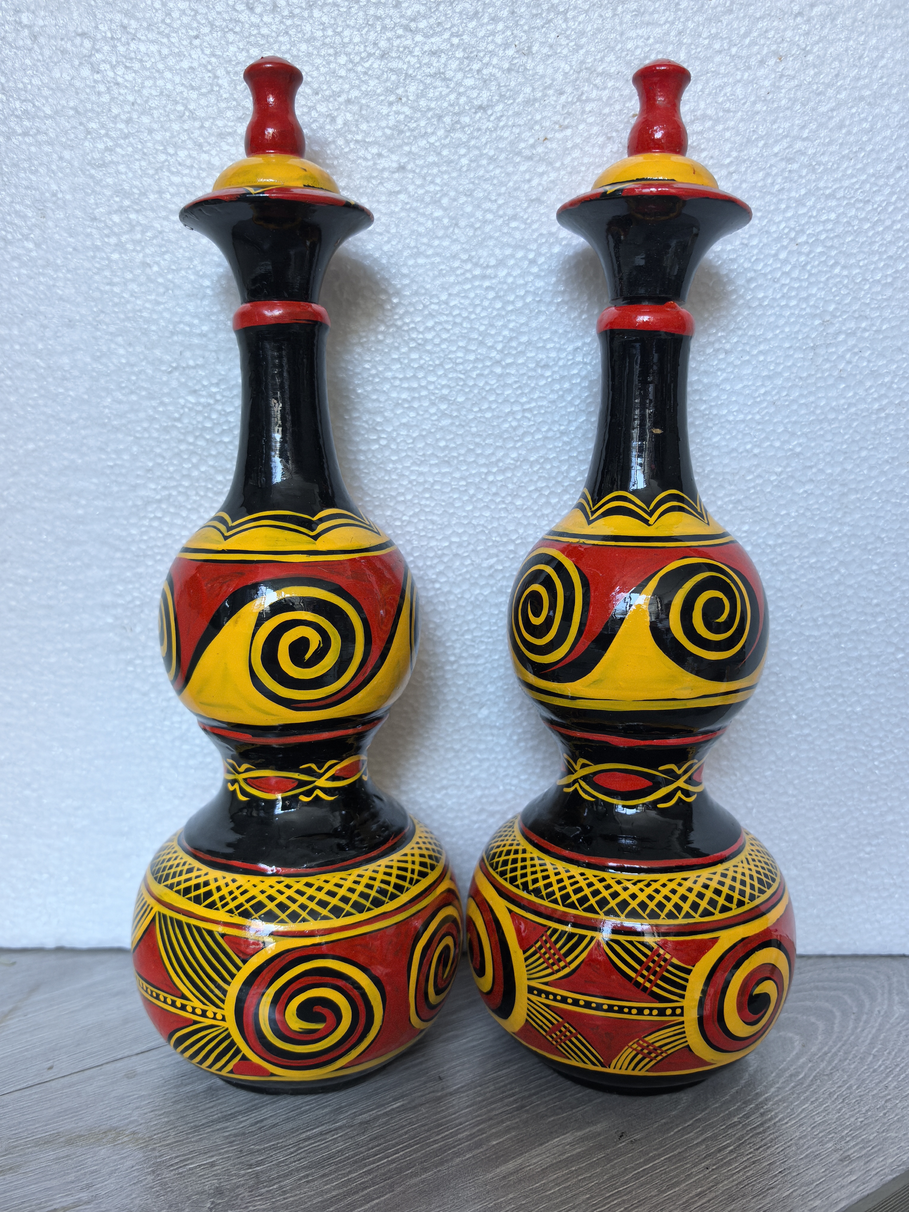 大凉山彝族漆器葫芦老鹰酒具酒壶手绘工艺品少数民族风手工艺