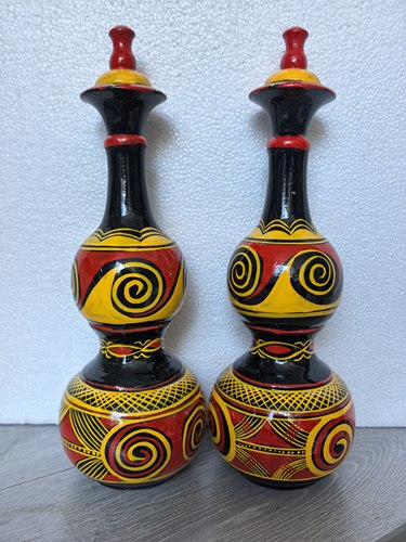 大凉山彝族漆器葫芦老鹰酒具酒壶手绘工艺品少数民族风手工艺