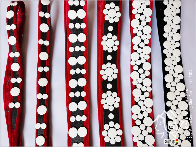 凉山彝族男士配饰英雄带纽扣英雄结摄影舞蹈道具民族风装饰品包邮