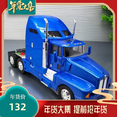 美国欧卡牵引车拖头模型热卖车