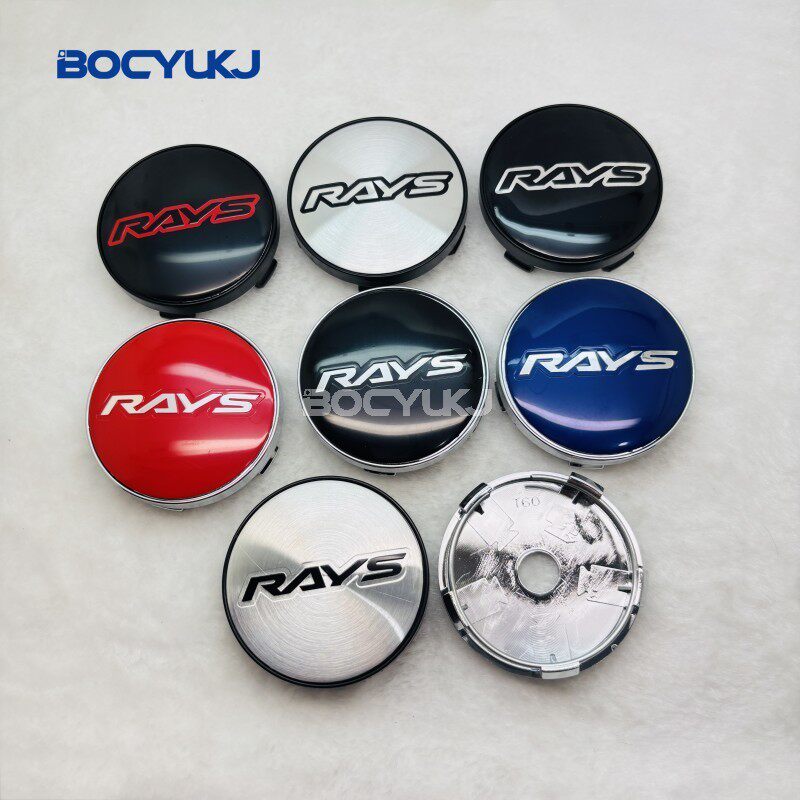 跨境60mm轮毂盖RAYS改装