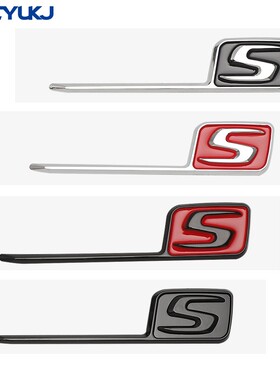 适用于奔驰C63S GLS63S CLA45S GTS改装S旗车标 AMG后尾箱字标贴