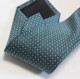 绿色碎花色织花色时尚 男士 商务正装 新款 领带8CM正式 箭头型手打