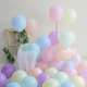 马卡龙色气球10寸加厚乳胶生日派对场景布置浪漫婚房求婚装 饰用品