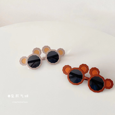 ins小熊搞怪生日派对眼镜