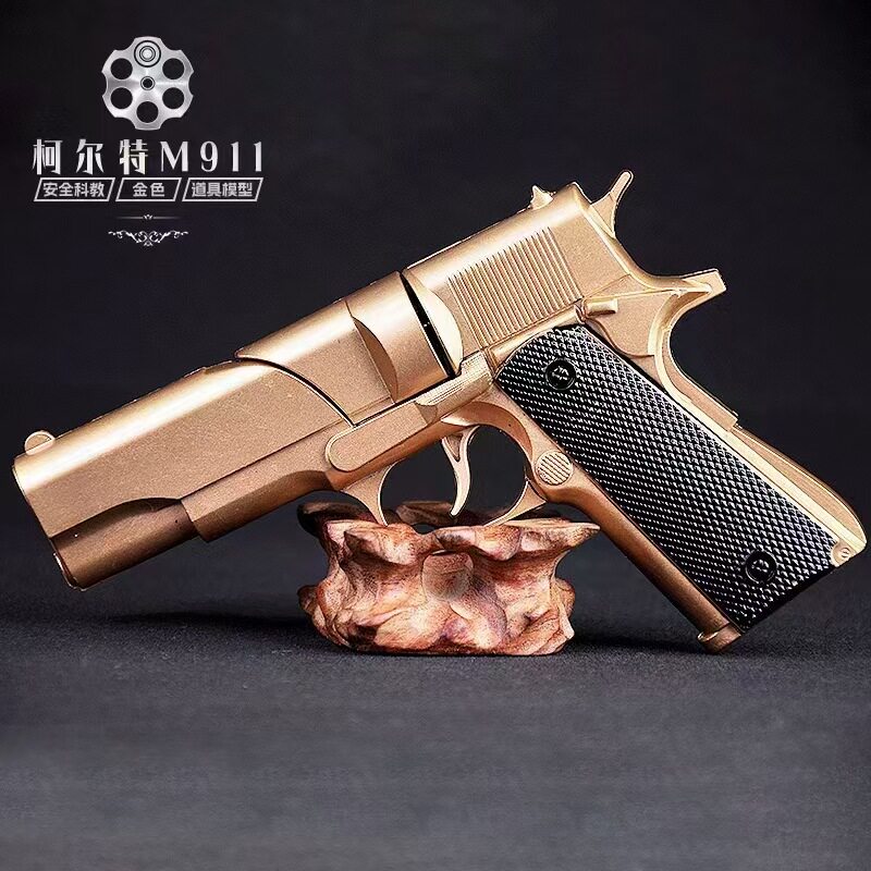 沙漠之鹰轮砸炮枪擦响炮火石砸响枪纸炮子全金属模型儿童玩具枪
