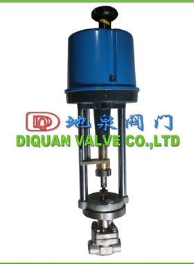 小口径电动调节阀不锈钢内螺纹阀芯体DN15 模拟4-20mA 电压220vAC