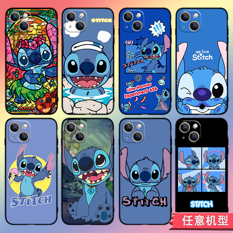 迪士尼史迪仔史迪奇手机壳适用苹果13/12华为P40vivoX80红米k50XR