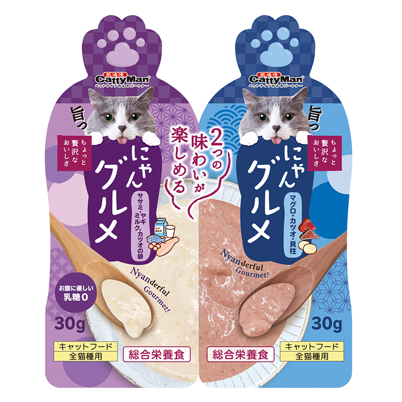 日本多格漫双子星30g*24包猫零食