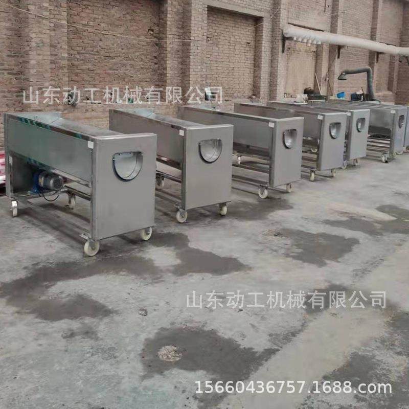 商用地瓜清洗机不钢干湿两用大枣清洗机 DNF土豆 锈皮清洗去机