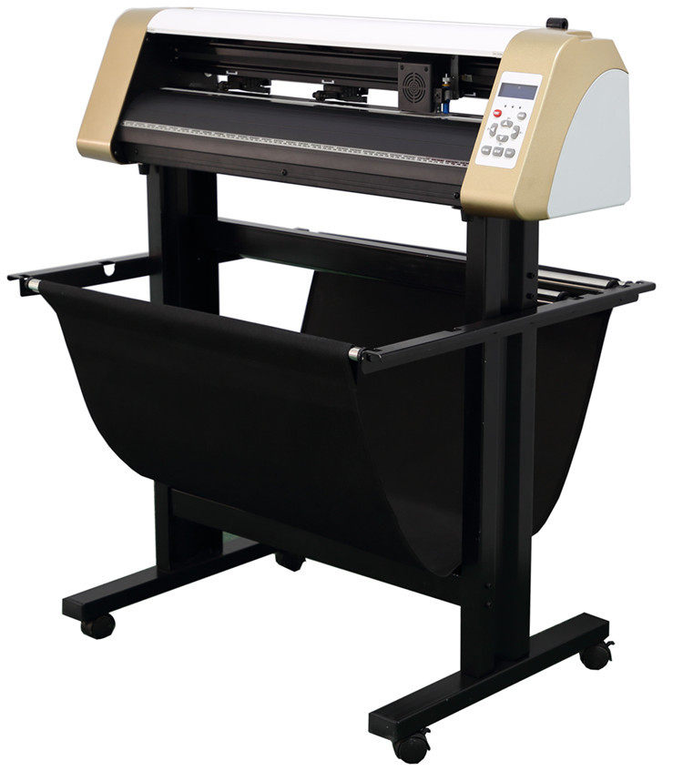 1350as自动巡边不干胶刻字机带支架广告图案车模刻绘机绘图机